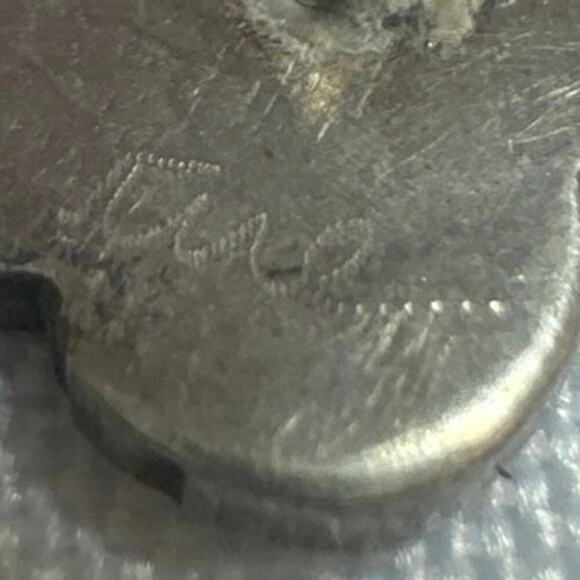 Vintage Sterling Artist Signed Native American Zuni Thunderbird Pin - Picture 3 of 5